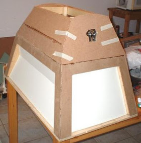 Body made out of hardboard