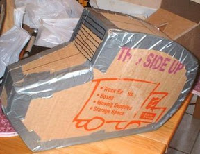 Cardboard head