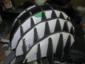 a dome out of foam board