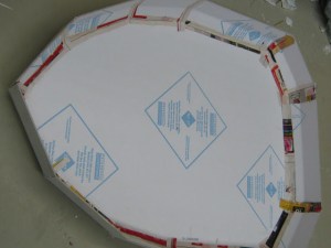 under the base