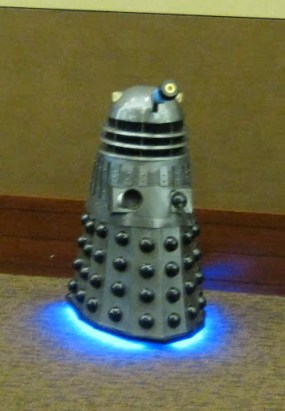 blue Leds used to give hovering effect