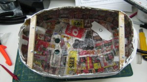 struts for adding the chassis