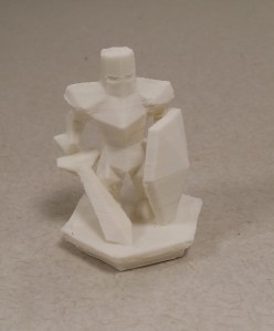 White Knight 3d printed