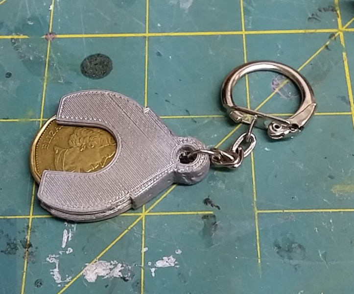 keychain holder for Canadian loonies