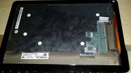 back view of LCD display