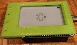 The display does not quite fit.